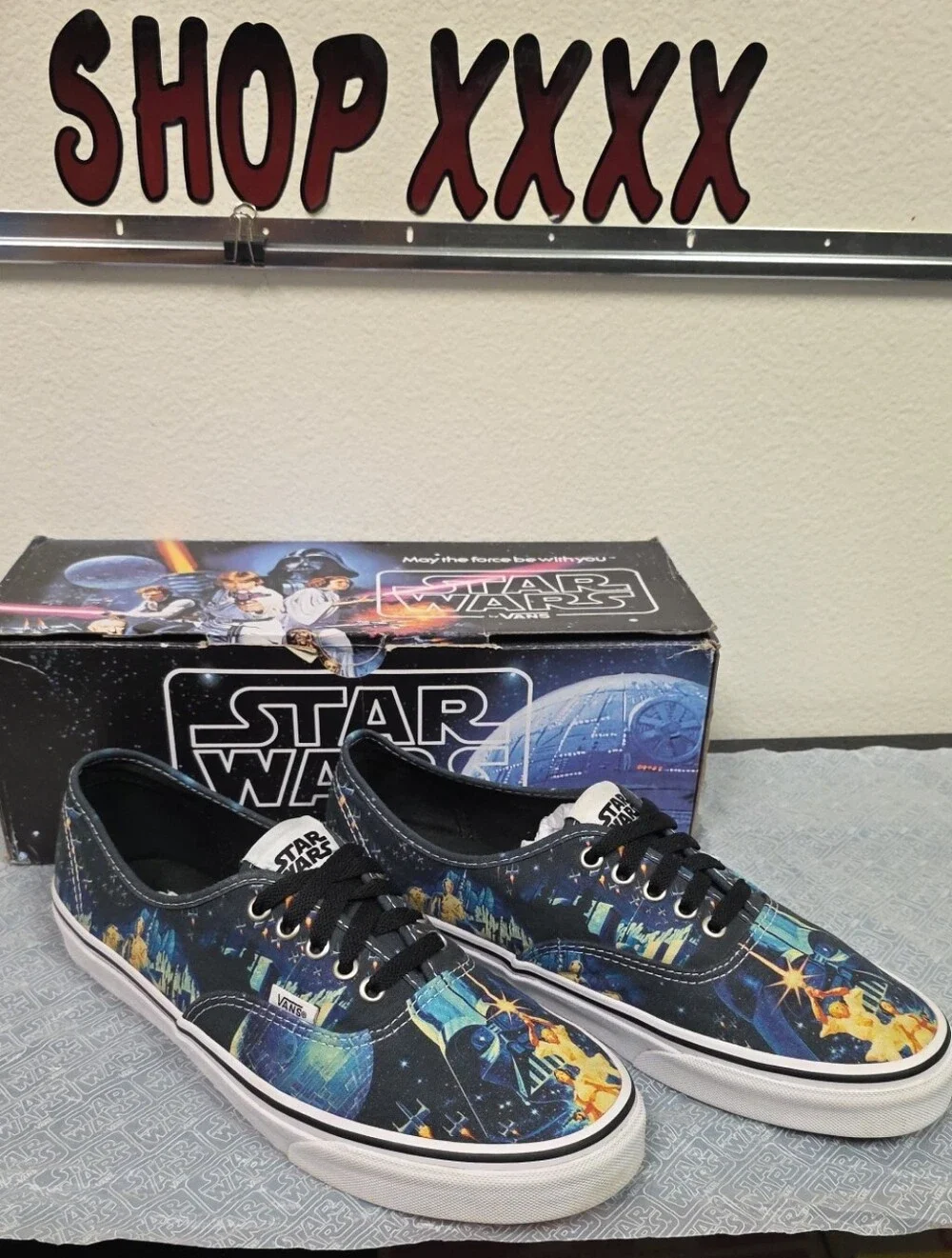 Vans x Star Wars A New Hope Poster Men’s 10.5 Women’s 12 Released 2014